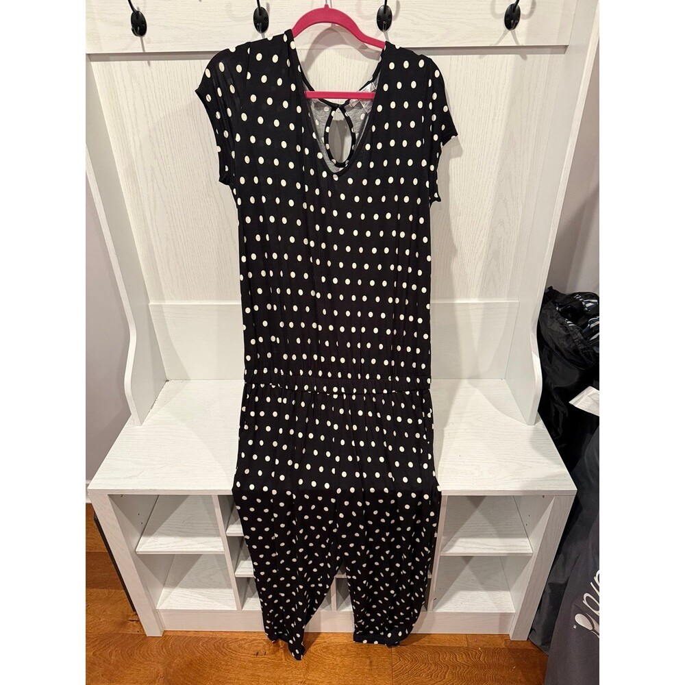 Venus polka dot jumpsuit romper size large NWOT